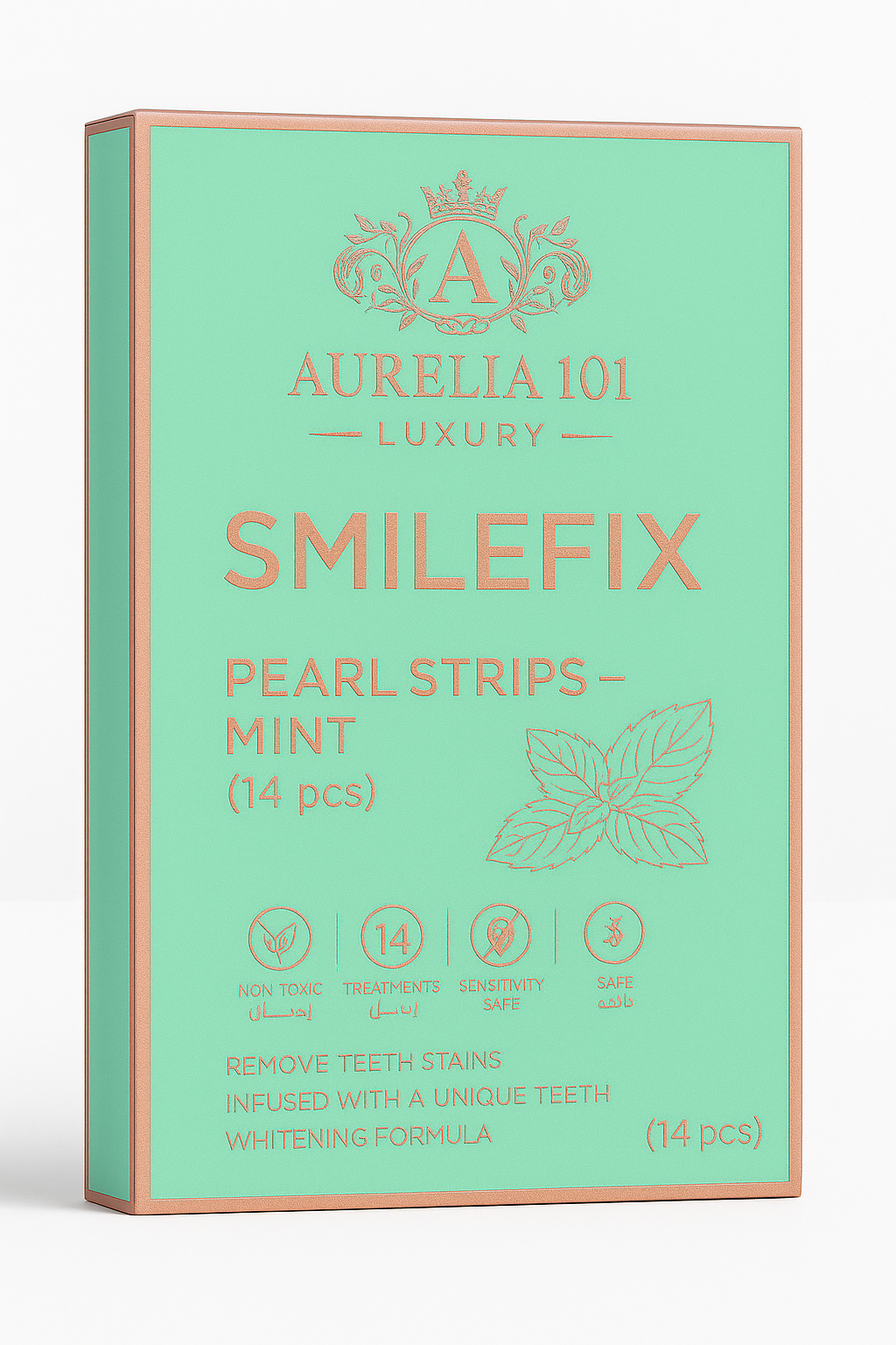 SmileFix Pearl Strips – Mint (14 pcs)