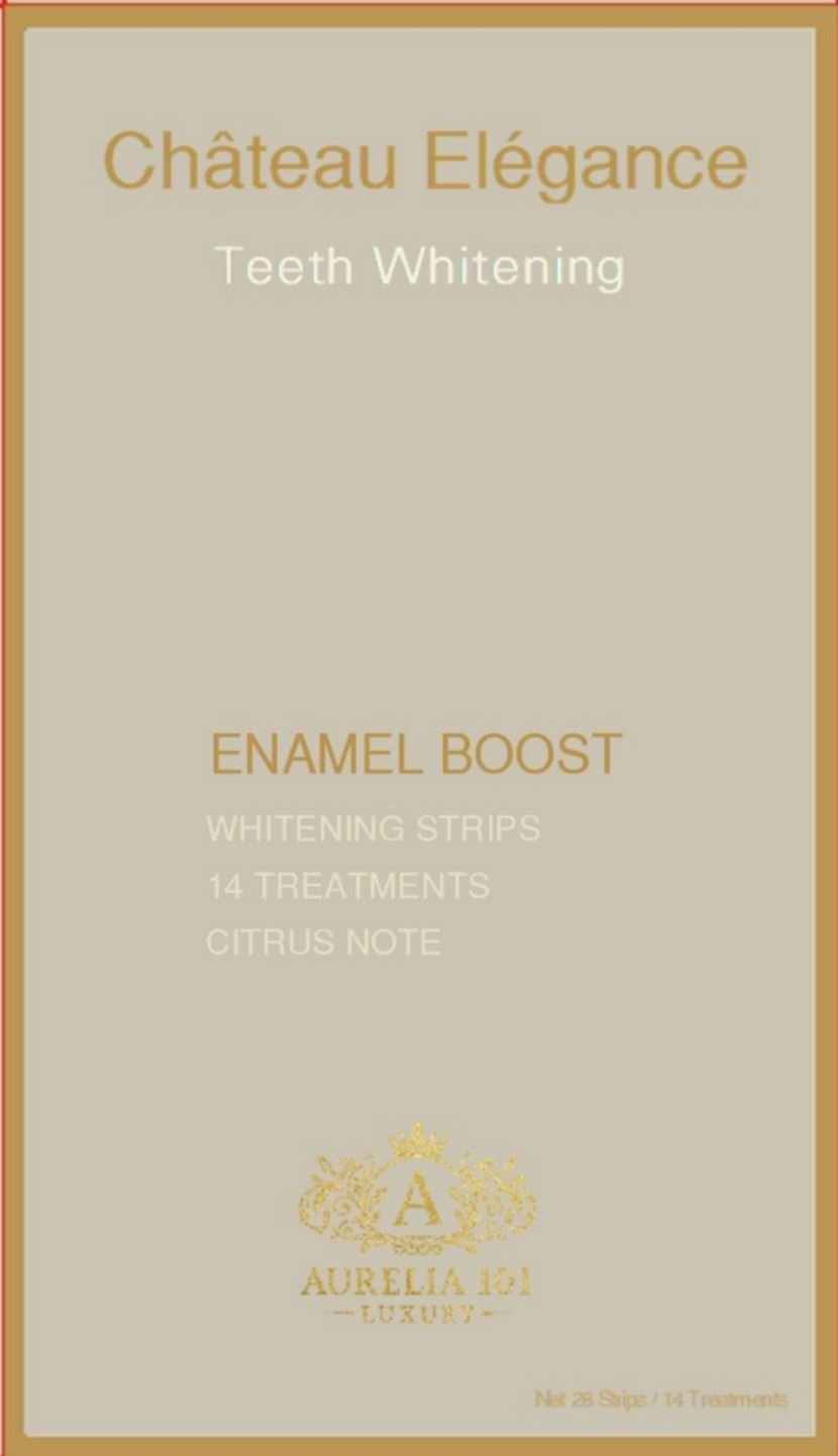 Élégance Enamel Boost Whitening Strips – Citrus Note (14 pcs)