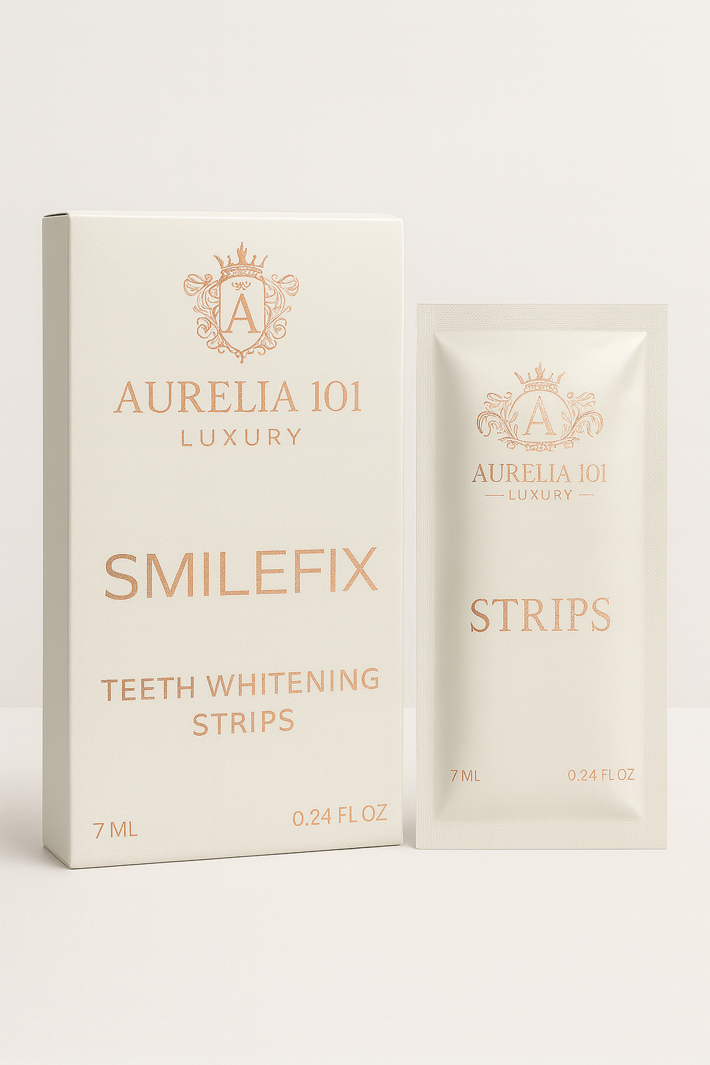 PAP Teeth Whitening Strips (14 Treatments) – Aurelia 101 SmileFix Éclat Luxury Edition