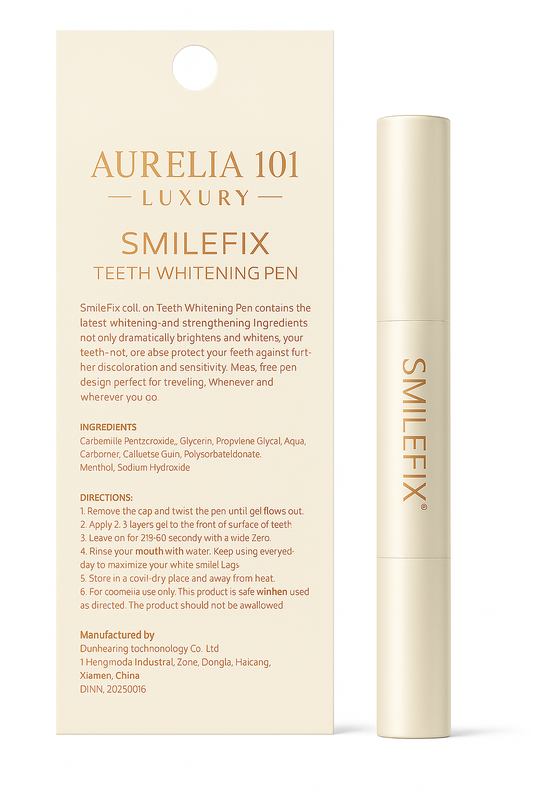 Teeth Whitening Pen (Gold Edition) – Aurelia 101 SmileFix Or d’Or Luxury Pen (2ml)