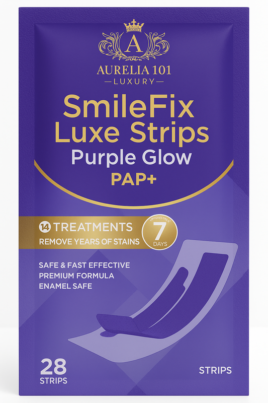 SmileFix Luxe Strips – Purple Glow Dry V34 PAP+(14 pcs)