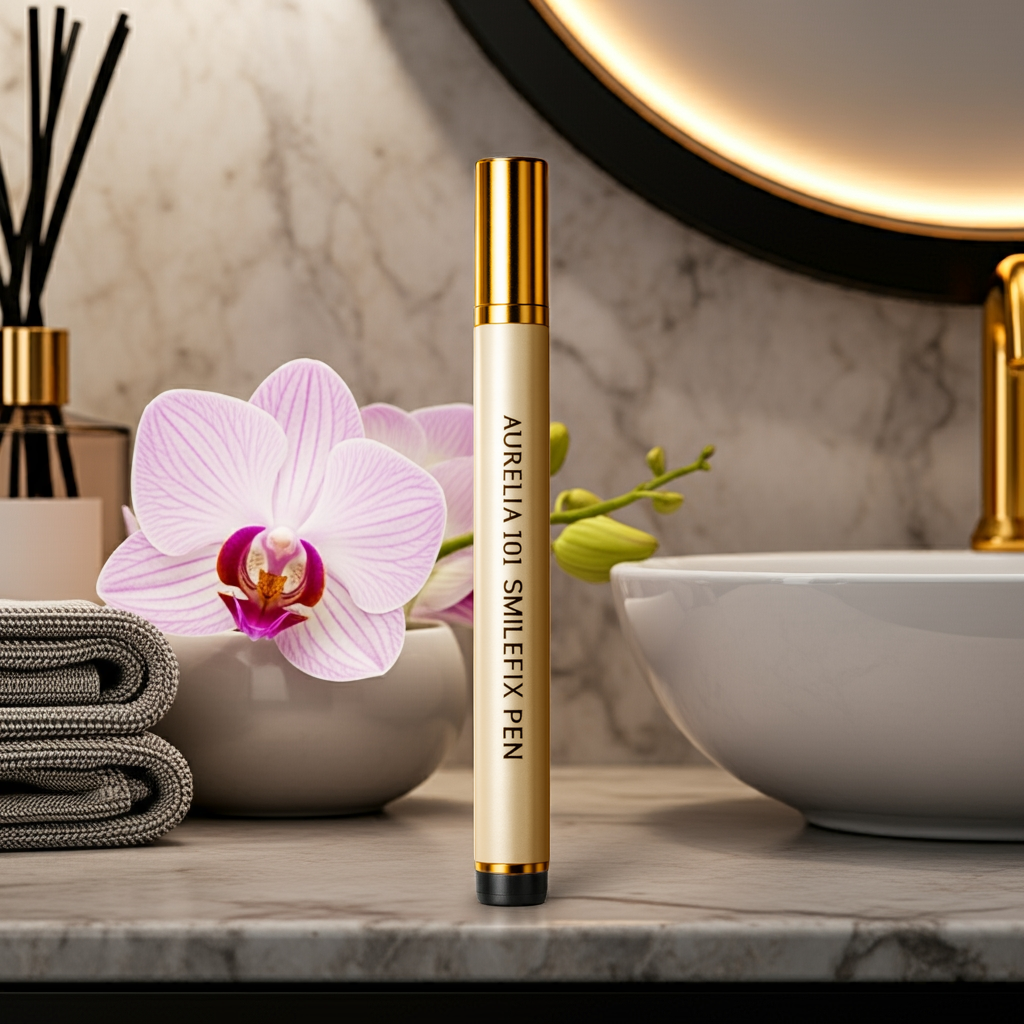 Teeth Whitening Pen (Gold Edition) – Aurelia 101 SmileFix Or d’Or Luxury Pen (2ml)