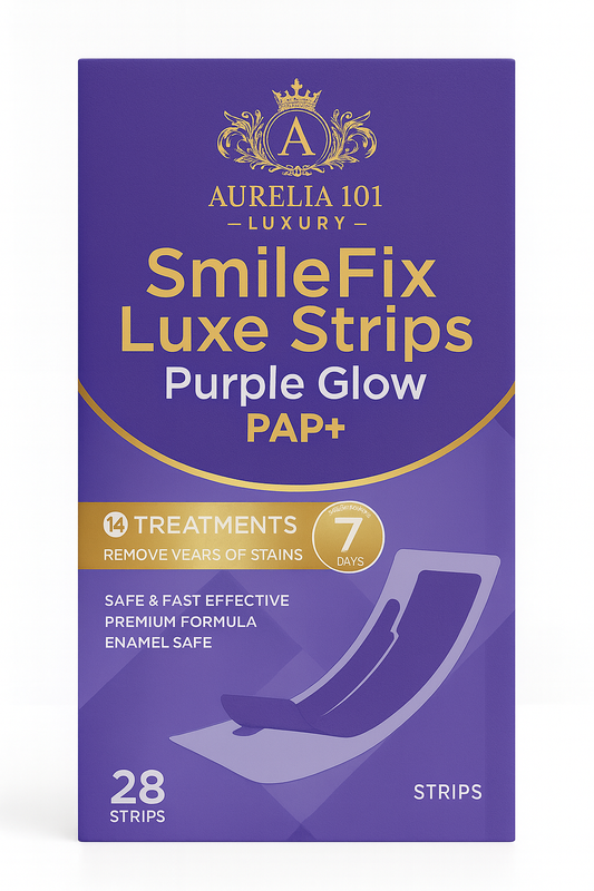 SmileFix Luxe Strips – Purple Glow Dry V34 PAP+(14 pcs)