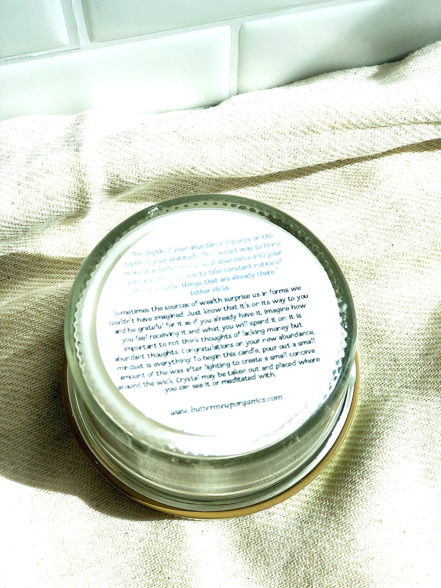 Abundance Ritual Candle – Hand-Poured Soy Wax (USA)